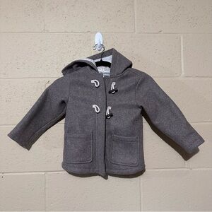 Old Navy kids wool-like winter coat teddy bear ears size 4T